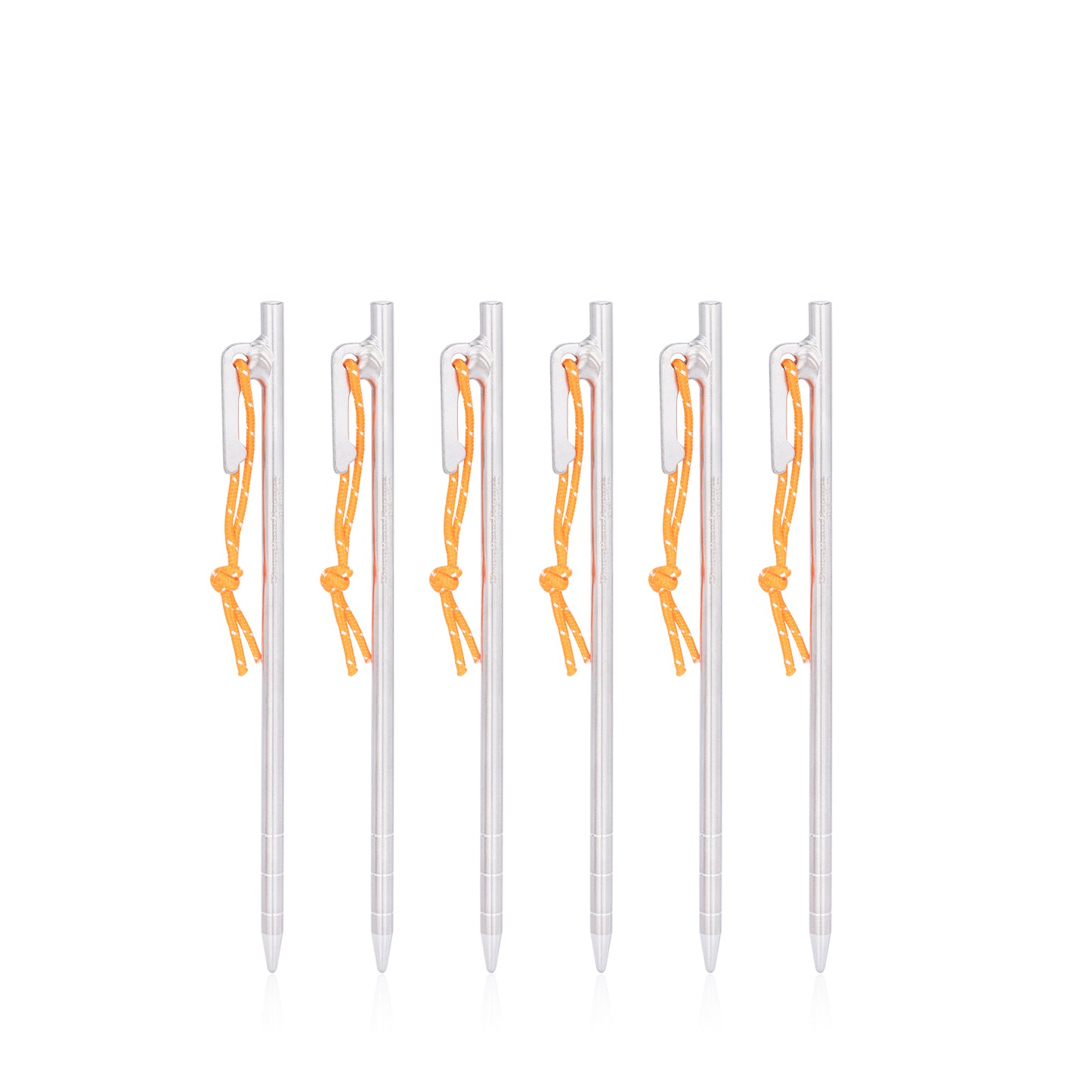 Boundless Voyage Multi-Size Titanium Alloy Tent Stakes | Ultralight Heavy Duty Ground Pegs, Portable Camping Accessories, Sizes 20/24/30/35/40cm, 4Pcs & 6Pcs Optional Sets Ti4012P