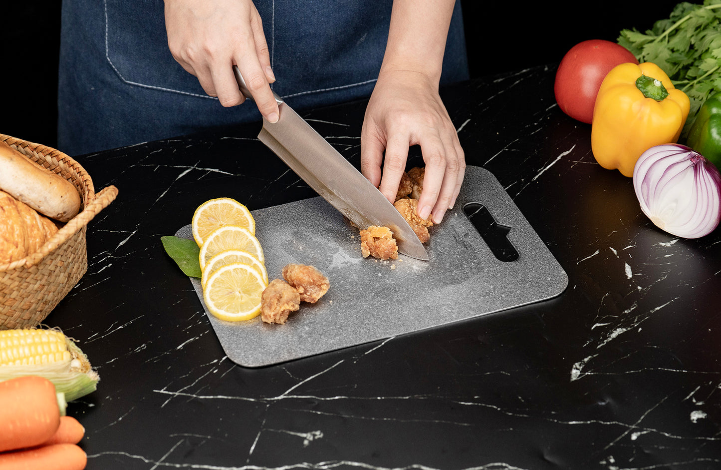 Boundless Voyage Titanium Multifunctional Cutting Board, Ultralight Rust-Proof Portable Food Prep Board for Outdoor Camping, Picnic & Household Kitchen Use Ti5009P-Ti5010P