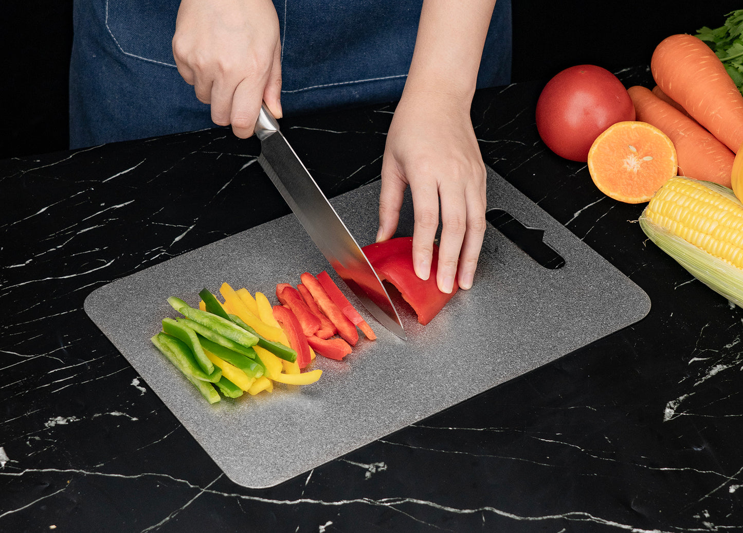 Boundless Voyage Titanium Multifunctional Cutting Board, Ultralight Rust-Proof Portable Food Prep Board for Outdoor Camping, Picnic & Household Kitchen Use Ti5009P-Ti5010P