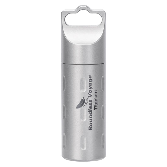 Boundless Voyage Pure Titanium Waterproof Pill Case with Lanyard Ti9009A Ti9009B Ti9009C