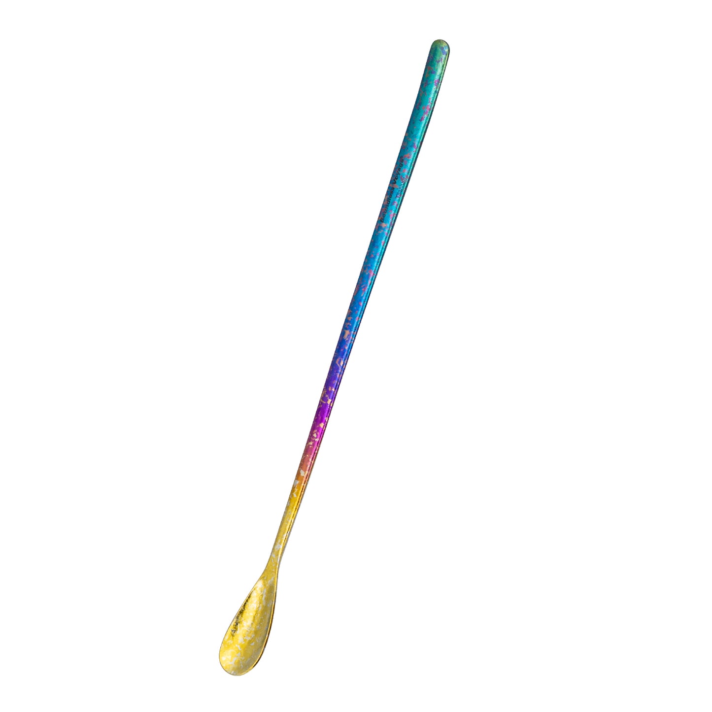 Boundless Voyage Titanium Coffee Spoon Long Handle Tea Spoon Ultralight Small Ladle Durable Cutlery Stir Spoon Bar Spoon Cocktail Mixing Stirrers for Drink Ti1034T-Ti1035T