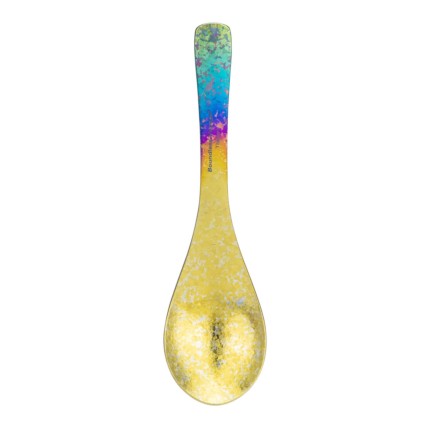 Boundless Voyage Titanium Soup Spoon 155mm One-Piece Ultralight Camping Cutlery for Outdoor Home Ti1067T