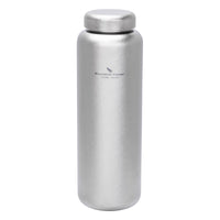 Boundless Voyage Pure Titanium Water Bottle 1200ml Dual Lids Flip Top & Screw Cap Ultralight Leakproof for Camping Hiking Gym Travel Ti3019D