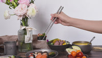 Boundless Voyage 23cm Pure Titanium Round Chopsticks | Ultralight Reusable Cutlery for Home Camping Travel Outdoor Dining Ti1002T