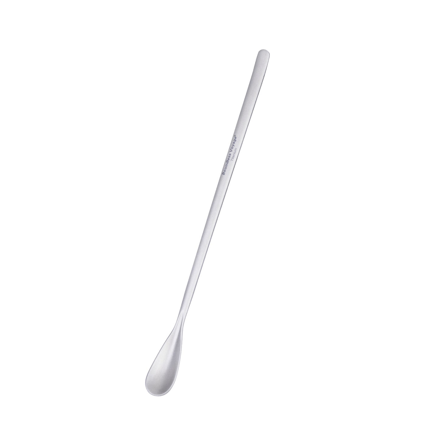 Boundless Voyage Titanium Coffee Spoon Long Handle Tea Spoon Ultralight Small Ladle Durable Cutlery Stir Spoon Bar Spoon Cocktail Mixing Stirrers for Drink Ti1034T-Ti1035T