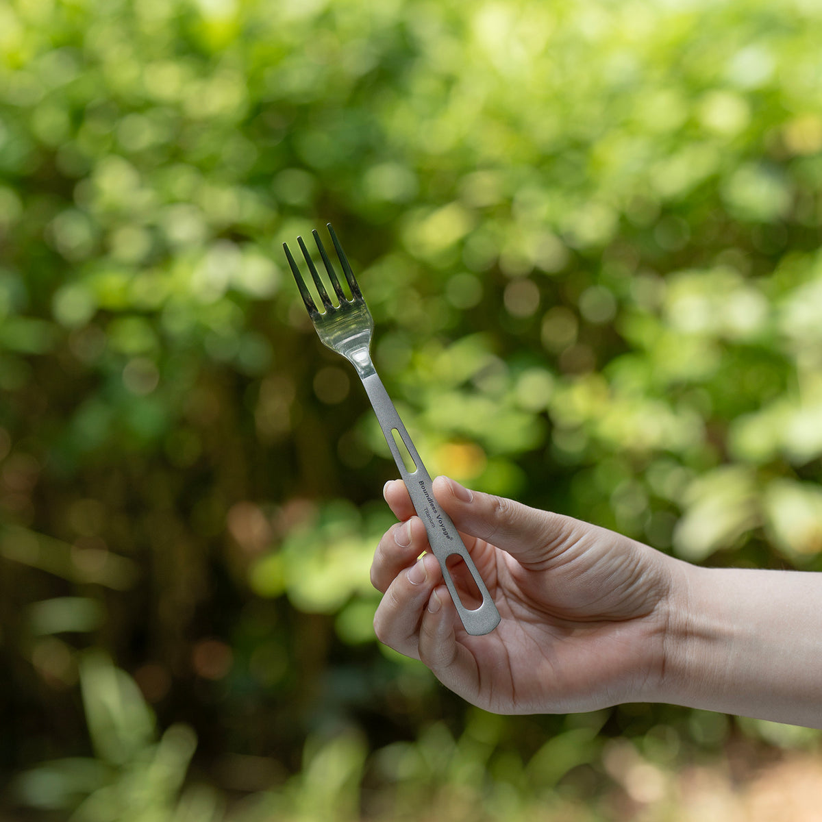 Boundless Voyage Titanium Cutlery Spoon Fork Knife Chopsticks Ultralight Tableware for Camping Hiking Ti1041T-Ti1054T