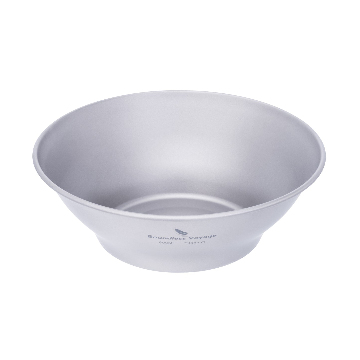 Boundless Voyage 600ml/800ml Pure Titanium Camping Bowl | Ultralight Single-Wall Portable Outdoor Dish for Hiking, Backpacking & Travel Ti1106T/Ti1107T
