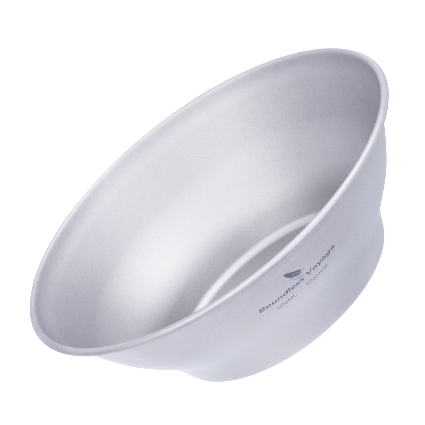 Boundless Voyage 600ml/800ml Pure Titanium Camping Bowl | Ultralight Single-Wall Portable Outdoor Dish for Hiking, Backpacking & Travel Ti1106T/Ti1107T