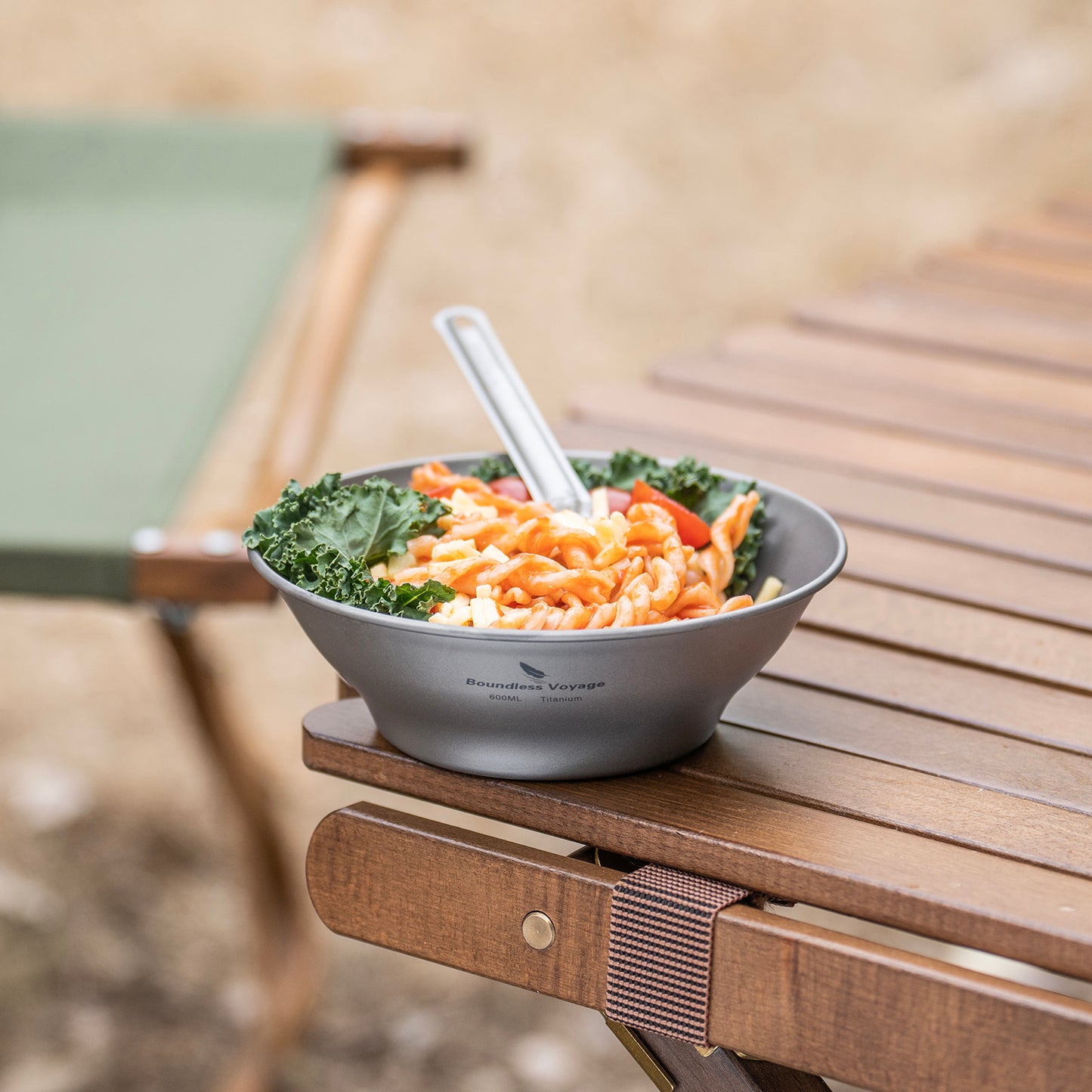 Boundless Voyage 600ml/800ml Pure Titanium Camping Bowl | Ultralight Single-Wall Portable Outdoor Dish for Hiking, Backpacking & Travel Ti1106T/Ti1107T