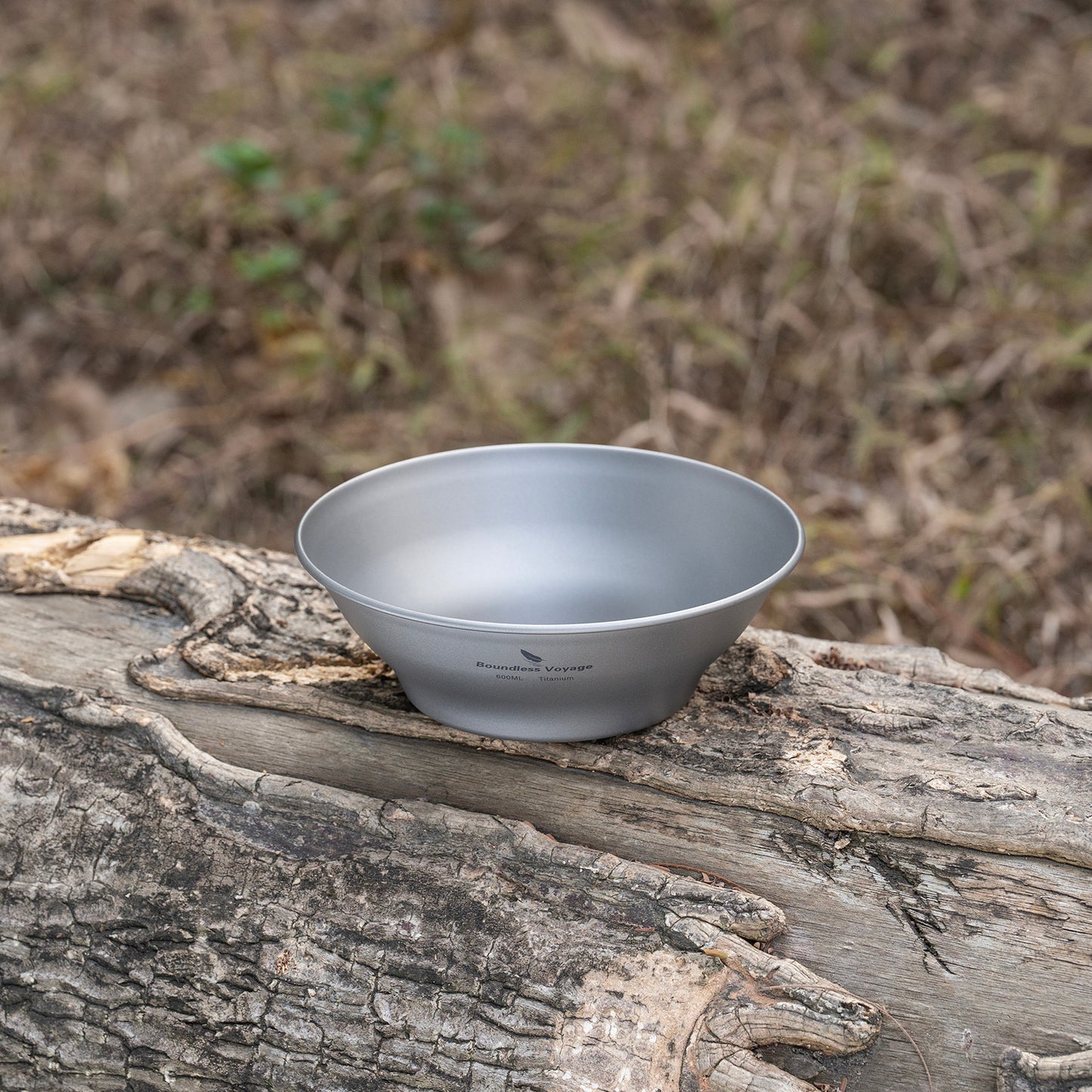 Boundless Voyage 600ml/800ml Pure Titanium Camping Bowl | Ultralight Single-Wall Portable Outdoor Dish for Hiking, Backpacking & Travel Ti1106T/Ti1107T