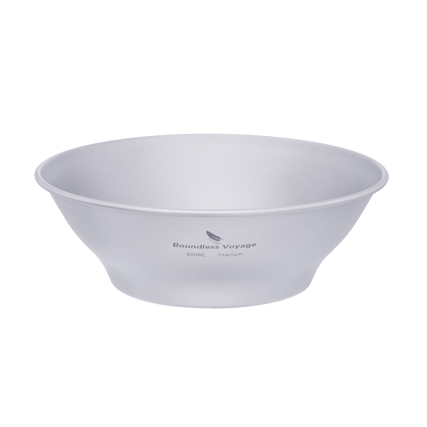 Boundless Voyage 600ml/800ml Pure Titanium Camping Bowl | Ultralight Single-Wall Portable Outdoor Dish for Hiking, Backpacking & Travel Ti1106T/Ti1107T