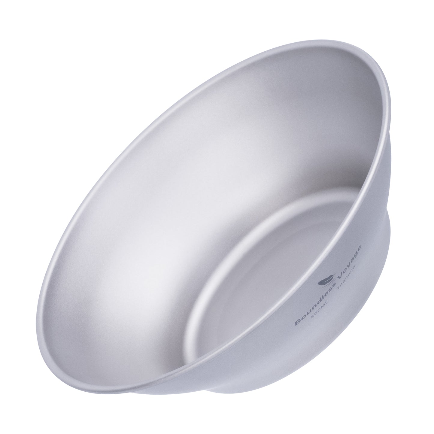 Boundless Voyage 600ml/800ml Pure Titanium Camping Bowl | Ultralight Single-Wall Portable Outdoor Dish for Hiking, Backpacking & Travel Ti1106T/Ti1107T