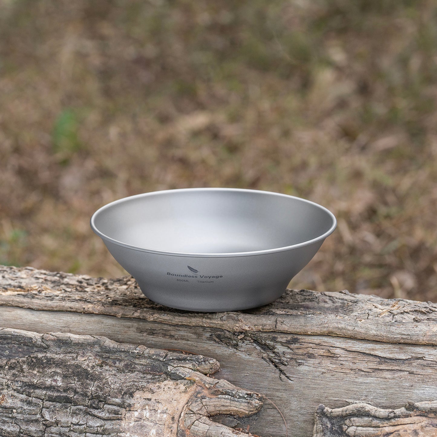 Boundless Voyage 600ml/800ml Pure Titanium Camping Bowl | Ultralight Single-Wall Portable Outdoor Dish for Hiking, Backpacking & Travel Ti1106T/Ti1107T