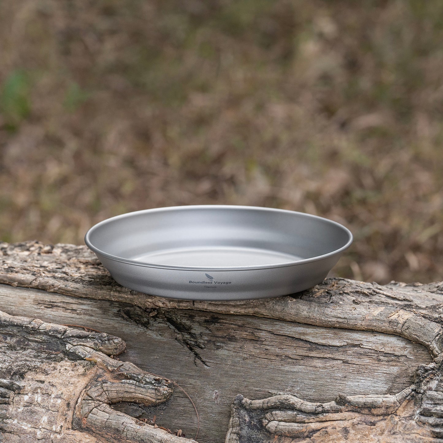 Boundless Voyage Pure Titanium Pan Plate | Ultralight Single-Wall Camping Tableware Dish for Outdoor Cooking, Hiking & Backpacking Ti1108T/Ti1109T