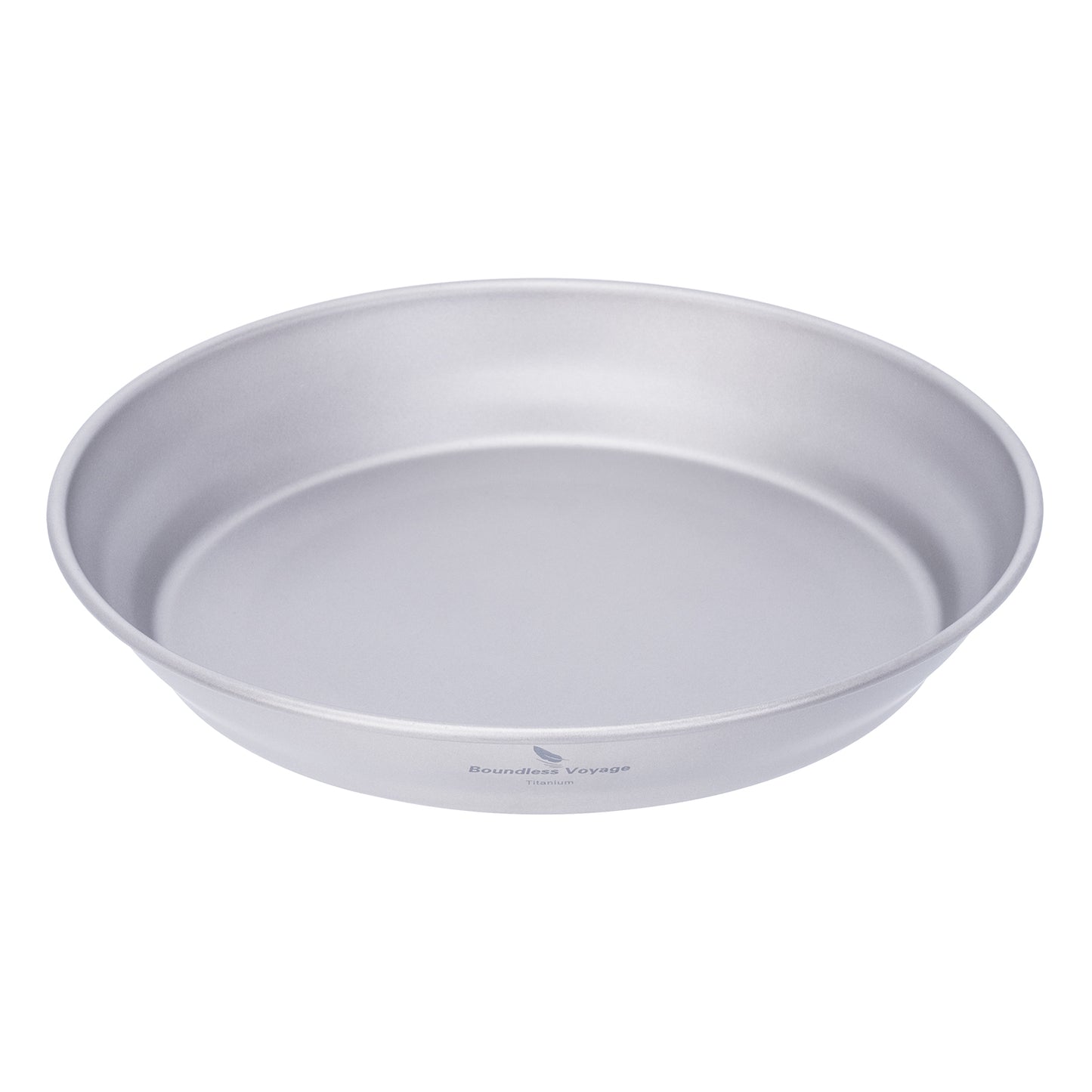 Boundless Voyage Pure Titanium Pan Plate | Ultralight Single-Wall Camping Tableware Dish for Outdoor Cooking, Hiking & Backpacking Ti1108T/Ti1109T
