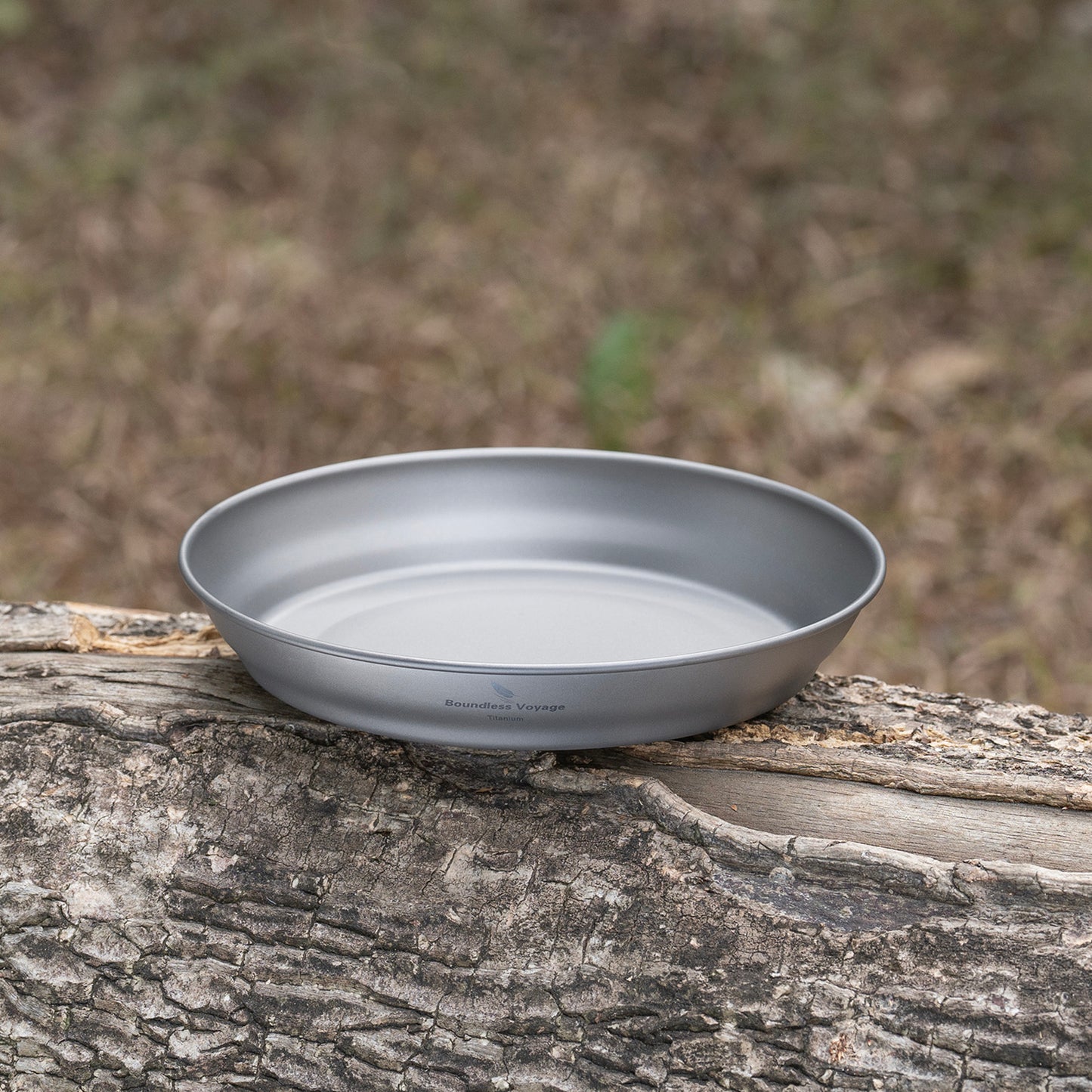 Boundless Voyage Pure Titanium Pan Plate | Ultralight Single-Wall Camping Tableware Dish for Outdoor Cooking, Hiking & Backpacking Ti1108T/Ti1109T