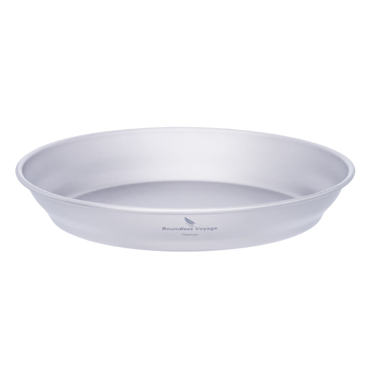 Boundless Voyage Pure Titanium Pan Plate | Ultralight Single-Wall Camping Tableware Dish for Outdoor Cooking, Hiking & Backpacking Ti1108T/Ti1109T