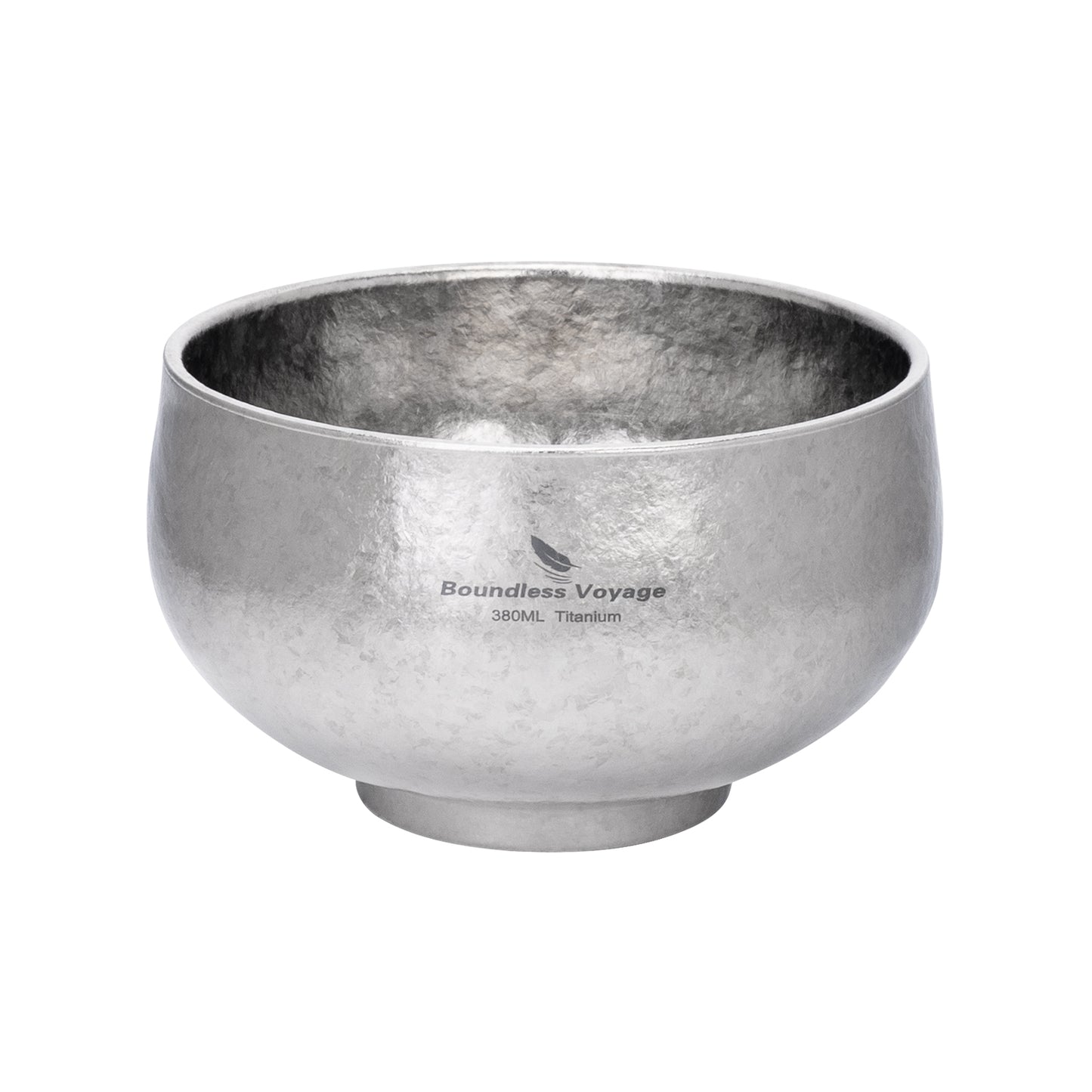 Boundless Voyage Double Walled Titanium Bowl 380ml / 950ml / 2000ml Lightweight Camping Bowls Titanium Reusable Bowl for Outdoor Hiking Backpacking Picnic Home