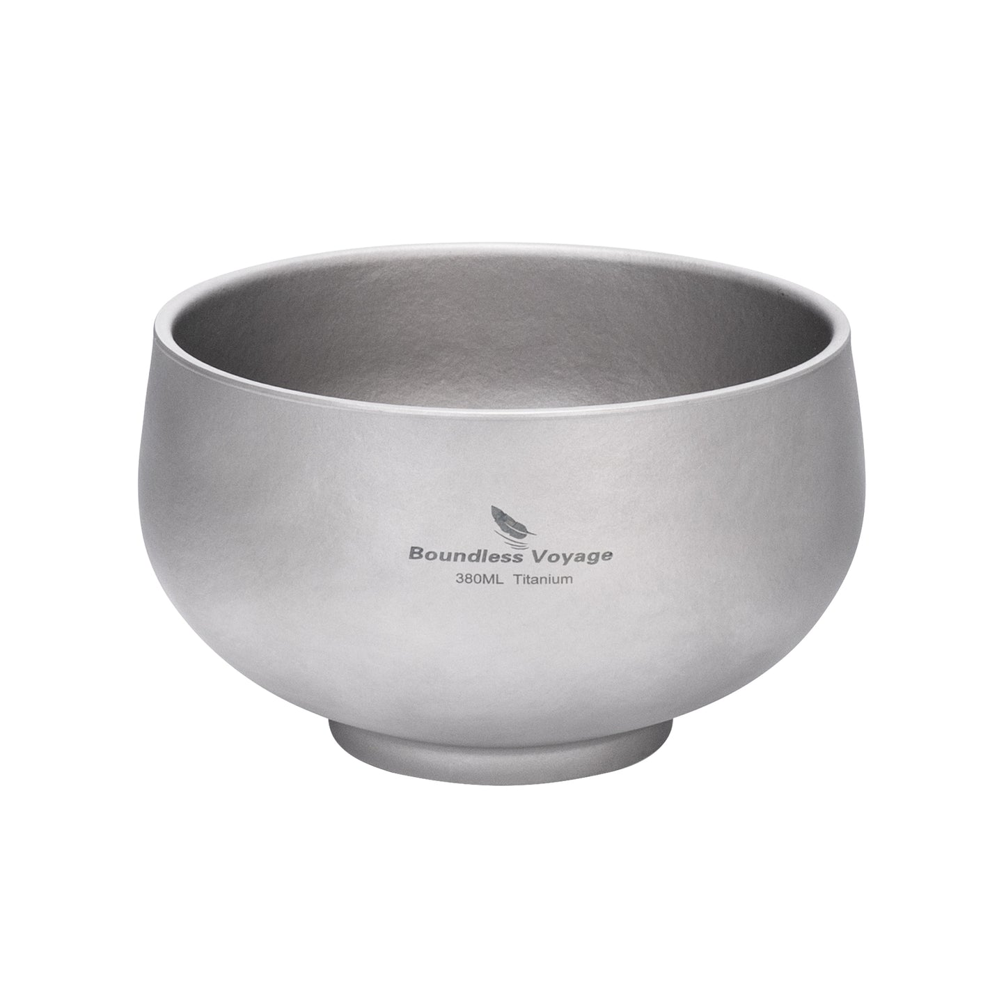 Boundless Voyage Double Walled Titanium Bowl 380ml / 950ml / 2000ml Lightweight Camping Bowls Titanium Reusable Bowl for Outdoor Hiking Backpacking Picnic Home