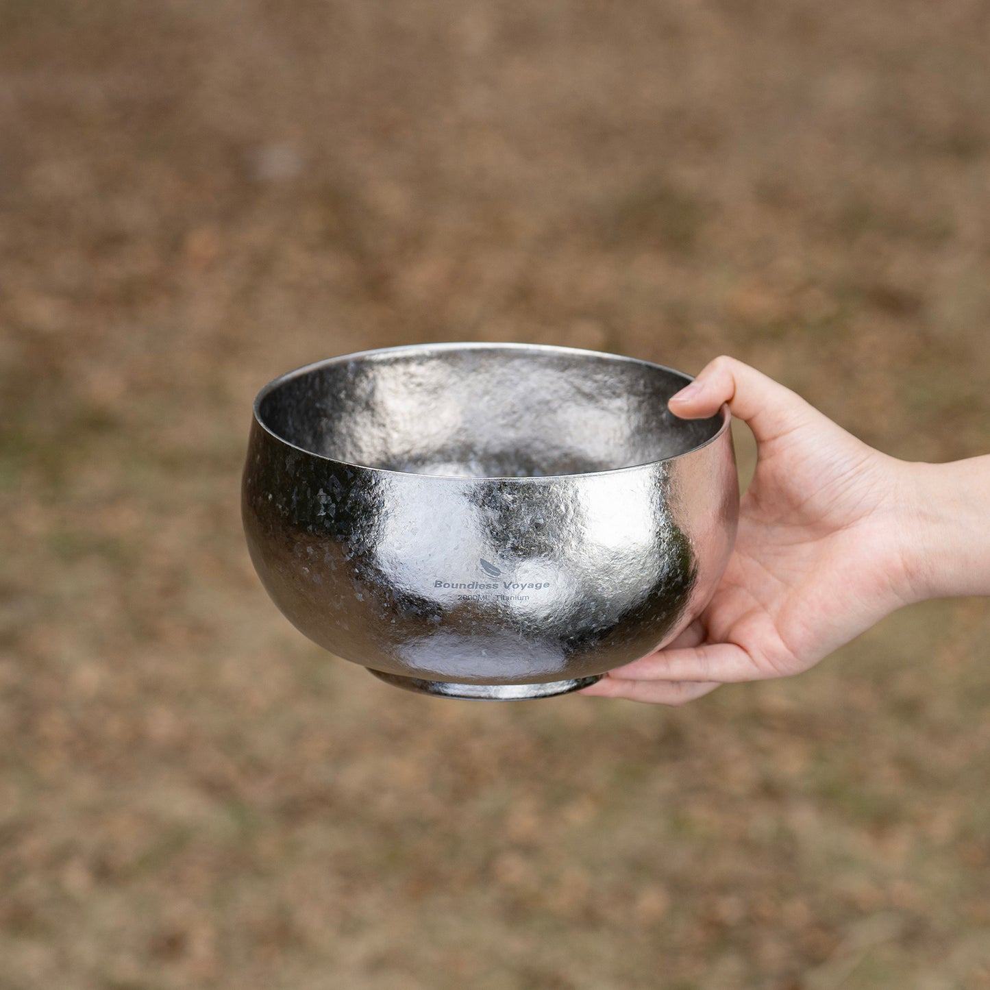 Boundless Voyage High-Temp Crystallized Double Walled Pure Titanium Bowl 380ml / 950ml / 2000ml | Lightweight Reusable Camping Tableware for Hiking Backpacking Picnic & Daily Home Use Ti1167A-Ti1167D