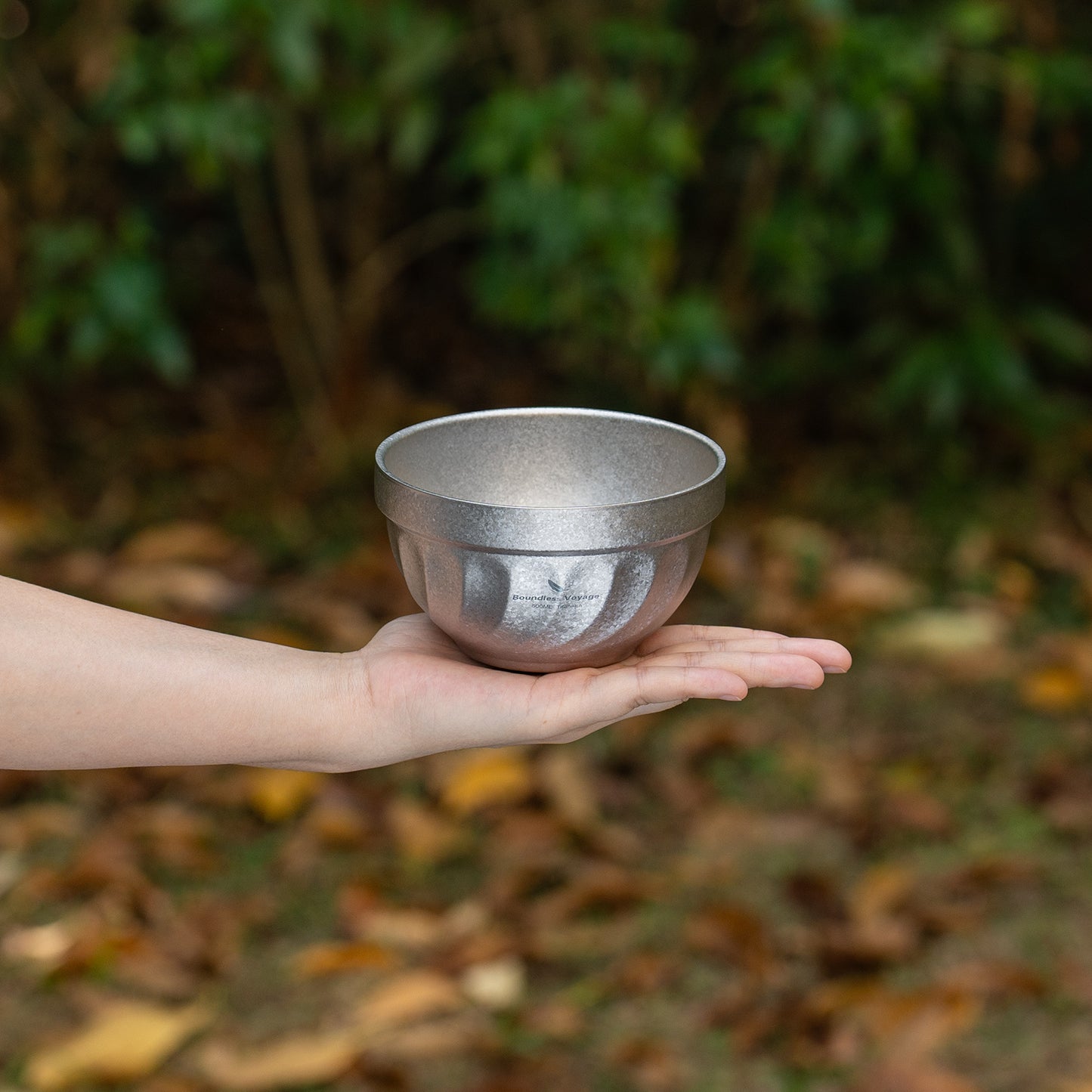 Boundless Voyage 500ml / 800ml High-Temp Crystallized Double Walled Pure Titanium Bowl | Ultralight Portable Dinnerware for Rice, Soup, Oatmeal, Yogurt, Camping & Travel Ti1168T-Ti1170T