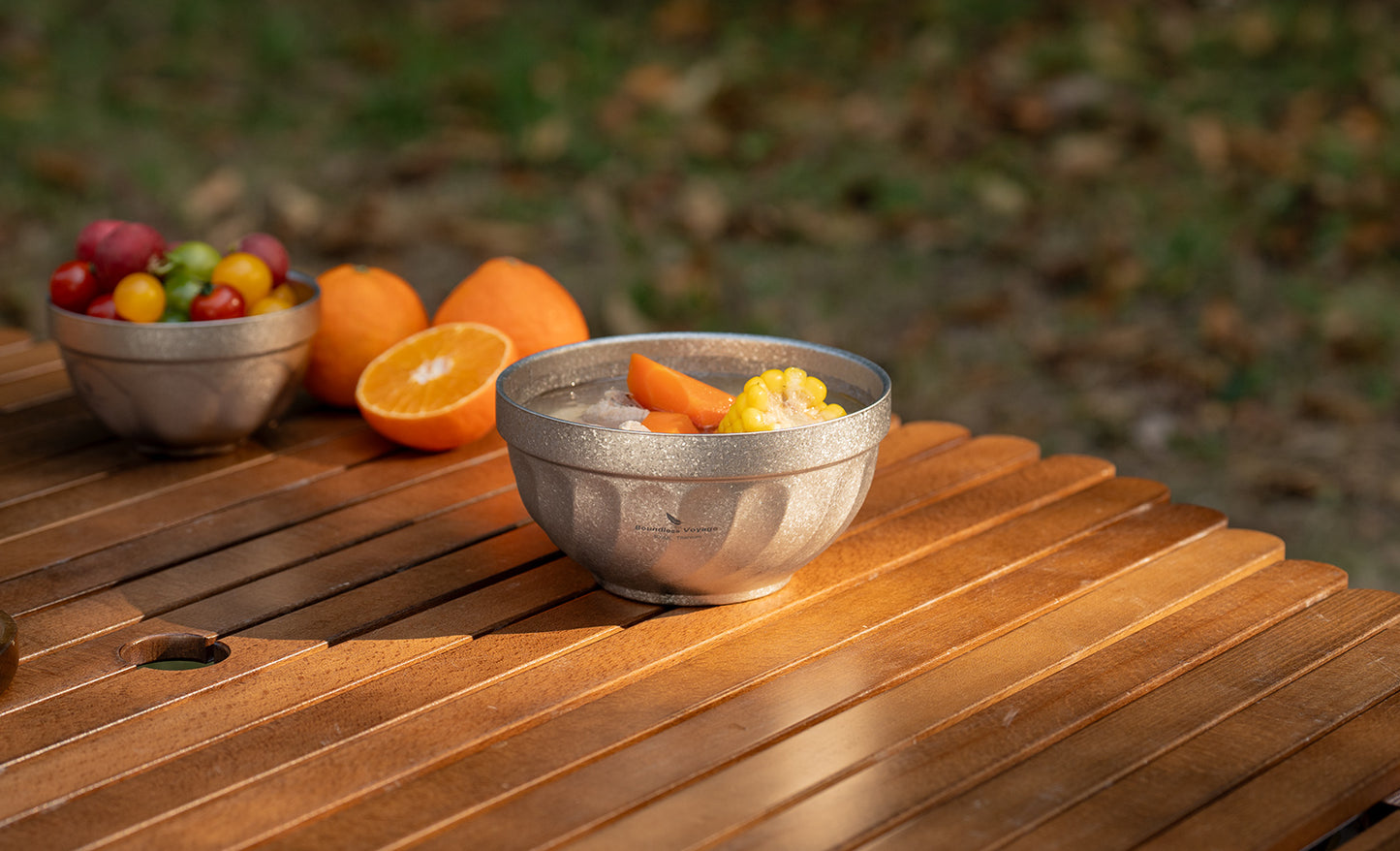 Boundless Voyage 500ml / 800ml High-Temp Crystallized Double Walled Pure Titanium Bowl | Ultralight Portable Dinnerware for Rice, Soup, Oatmeal, Yogurt, Camping & Travel Ti1168T-Ti1170T