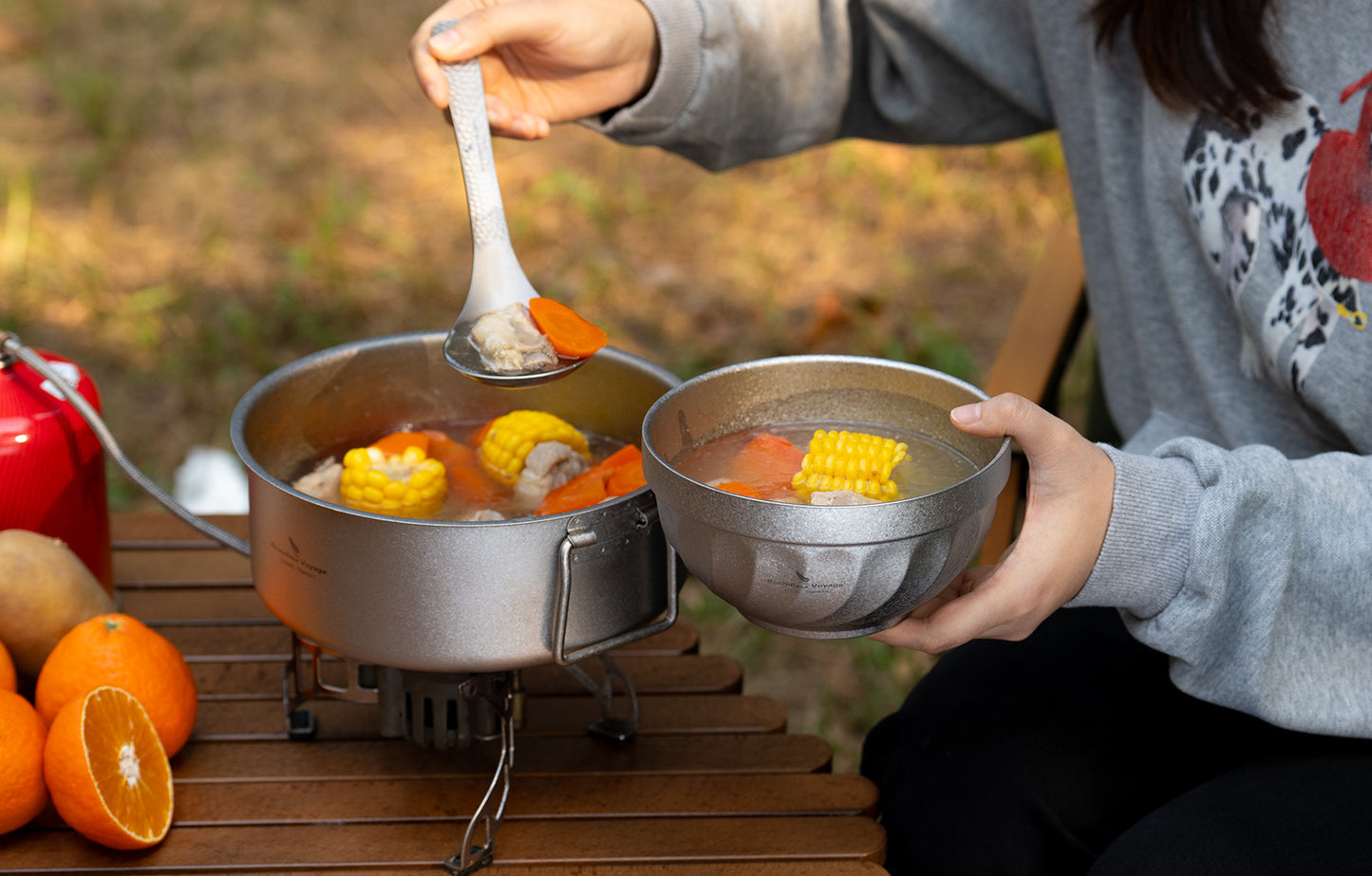 Boundless Voyage 500ml / 800ml High-Temp Crystallized Double Walled Pure Titanium Bowl | Ultralight Portable Dinnerware for Rice, Soup, Oatmeal, Yogurt, Camping & Travel Ti1168T-Ti1170T