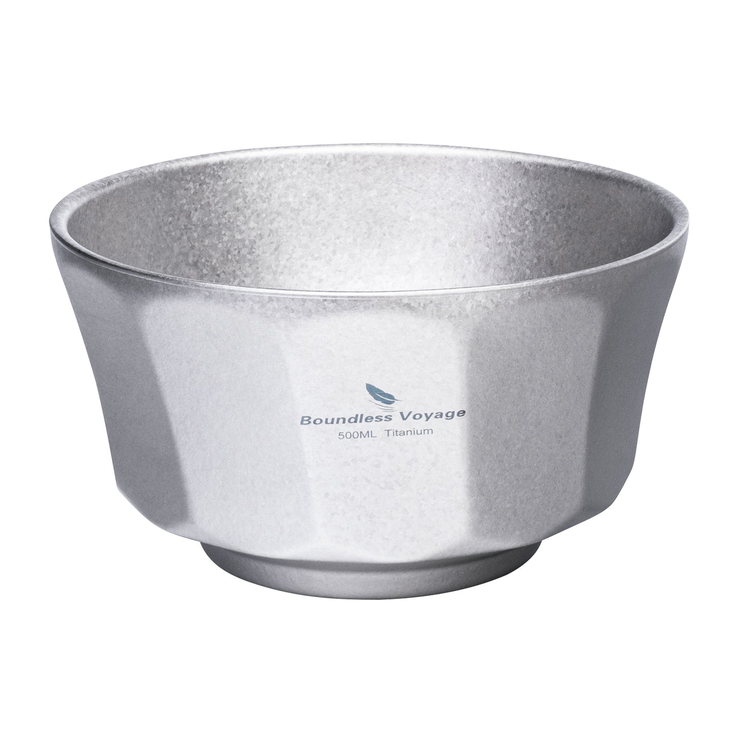 Boundless Voyage High-Temp Crystallized Double-Walled Pure Titanium Bowl 500ml & 800ml | Anti-Scald Lightweight Rust-Proof Tableware for Camping, Hiking, Outdoor & Daily Home Use Ti1174T-Ti1176T
