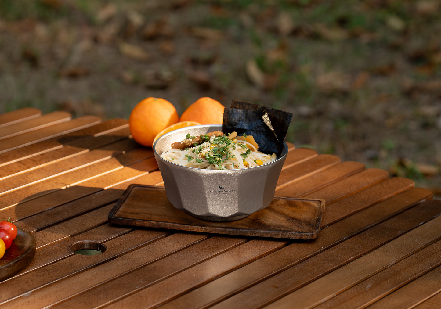 Boundless Voyage High-Temp Crystallized Double-Walled Pure Titanium Bowl 500ml & 800ml | Anti-Scald Lightweight Rust-Proof Tableware for Camping, Hiking, Outdoor & Daily Home Use Ti1174T-Ti1176T
