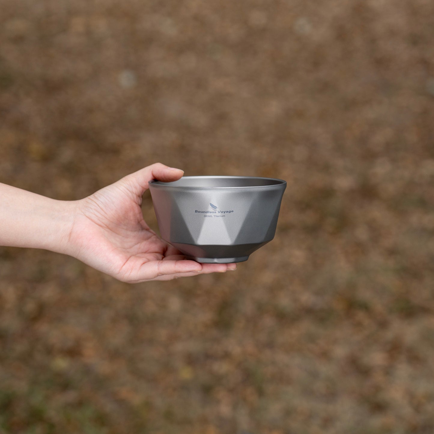 Boundless Voyage Double Walled Pure Titanium Bowl with Sand-Blast Matte Finish | Ultralight Portable Dinnerware for Rice, Soup, Oatmeal, Yogurt, Camping & Travel Ti1177T-Ti1179T