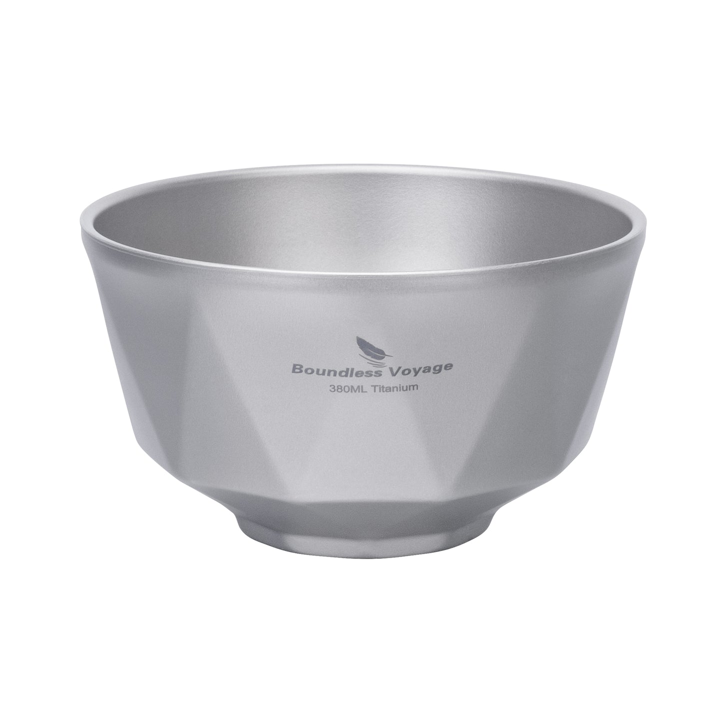 Boundless Voyage Double Walled Pure Titanium Bowl with Sand-Blast Matte Finish | Ultralight Portable Dinnerware for Rice, Soup, Oatmeal, Yogurt, Camping & Travel Ti1177T-Ti1179T
