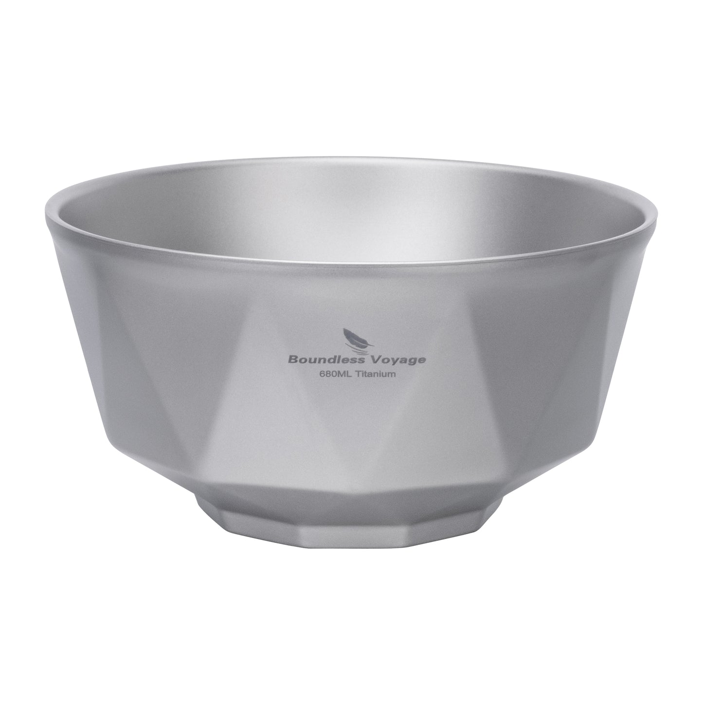 Boundless Voyage Double Walled Pure Titanium Bowl with Sand-Blast Matte Finish | Ultralight Portable Dinnerware for Rice, Soup, Oatmeal, Yogurt, Camping & Travel Ti1177T-Ti1179T