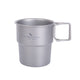 Boundless Voyage Titanium Coffee Cup 250ml Tea Mug Outdoor Camping Tableware Portable Lightweight Mug Ti3051D-Ti3051D
