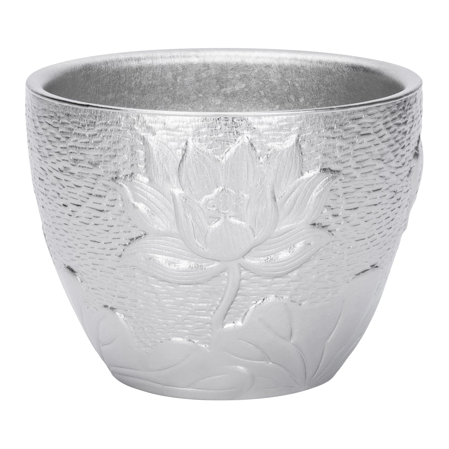 Boundless Voyage Titanium Double-Wall Cup Embossed Pattern, 50ml 100ml for Tea Whisky Home Bar Ti3081A Ti3081B