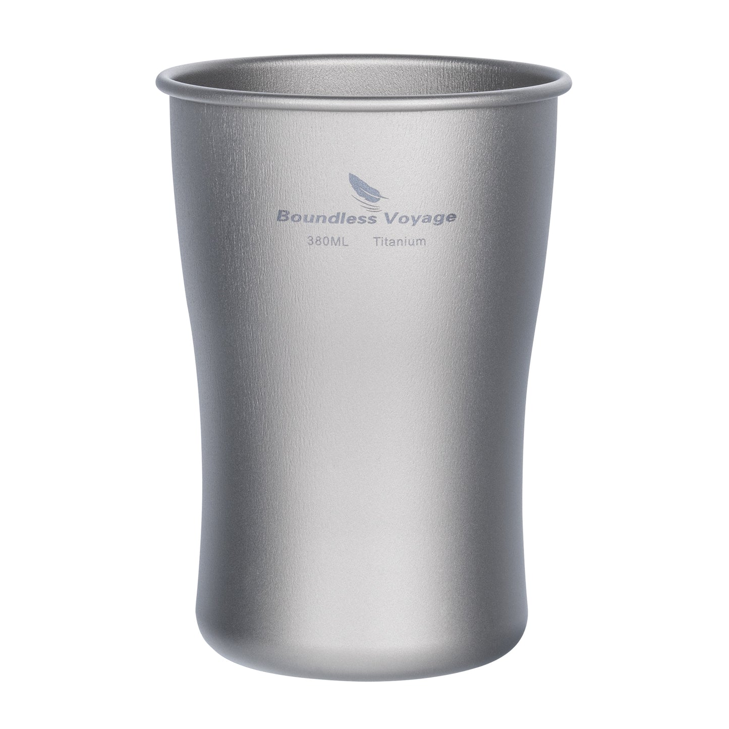 Boundless Voyage 240ml/380ml/600ml Pure Titanium Beer Mug | Ultralight Coffee & Juice Tea Cup for Outdoor Camping & Picnic Ti3231D-Ti3234D