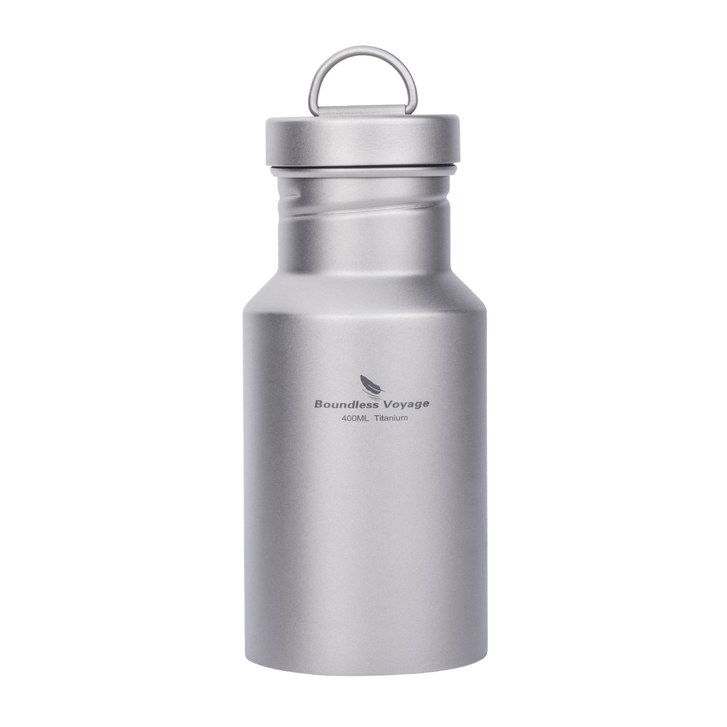 Boundless Voyage Titanium Water Bottle with Lid Reusable Sport Drinking Bottle for Camping Hiking Picnic Climbing Running Tea Coffee