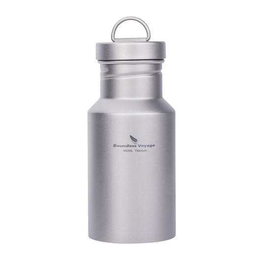 Boundless Voyage Titanium Water Bottle with Lid Reusable Sport Drinking Bottle for Camping Hiking Picnic Climbing Running Tea Coffee
