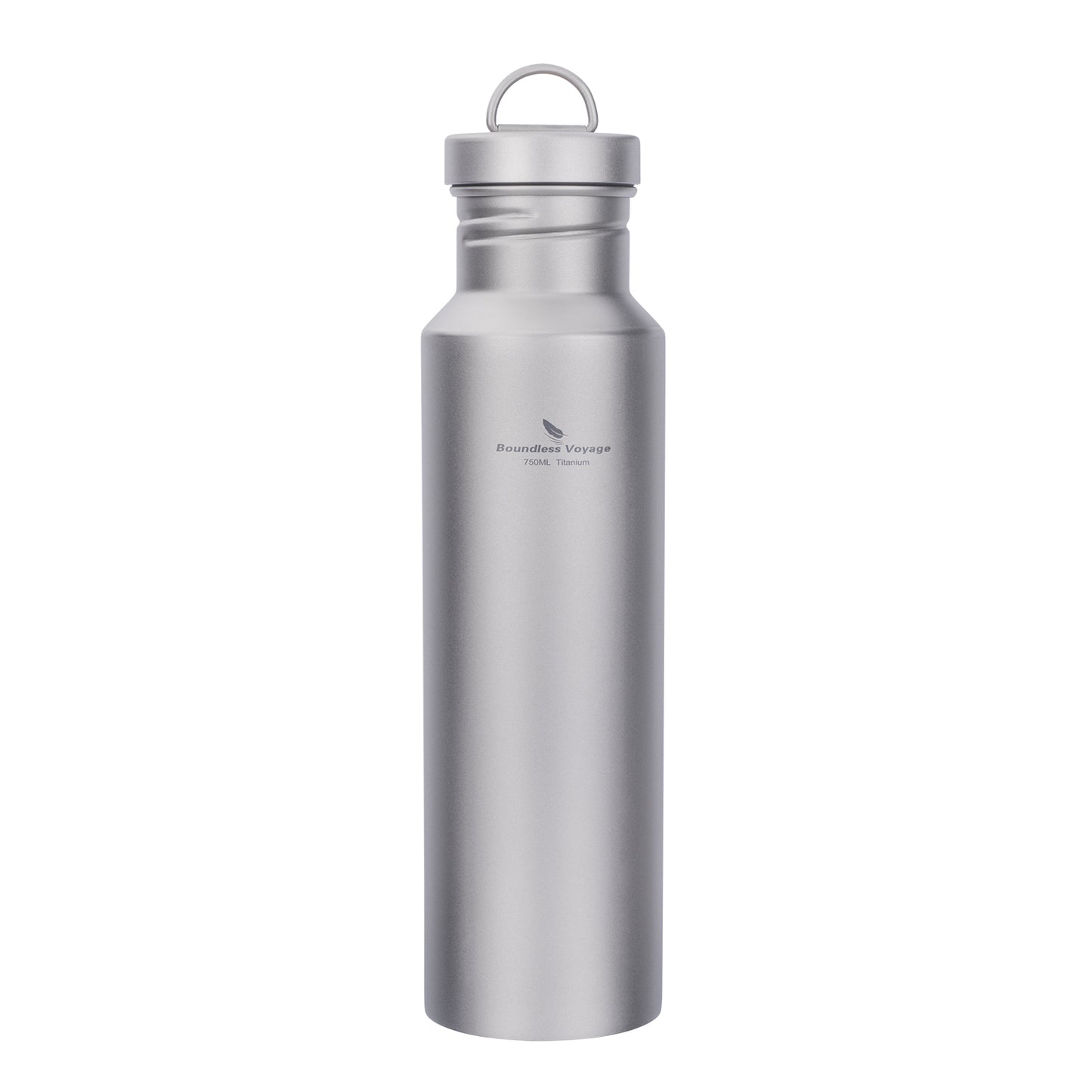 Boundless Voyage Titanium Water Bottle with Lid Reusable Sport Drinking Bottle for Camping Hiking Picnic Climbing Running Tea Coffee