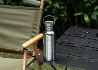 Boundless Voyage Titanium Water Bottle 600ml with Secure Lid, Leak-Proof Reusable Sport Drinking Vessel, Lightweight Outdoor Bottle for Camping, Hiking, Climbing, Running, Tea & Coffee Ti3259A