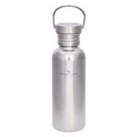 Boundless Voyage Titanium Water Bottle 600ml with Secure Lid, Leak-Proof Reusable Sport Drinking Vessel, Lightweight Outdoor Bottle for Camping, Hiking, Climbing, Running, Tea & Coffee Ti3259A
