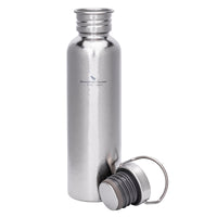 Boundless Voyage Titanium Water Bottle 750ml with Secure Lid, Leak-Proof Reusable Sport Drinking Vessel, Lightweight Outdoor Bottle for Camping, Hiking, Climbing, Running, Tea & Coffee Ti3259C