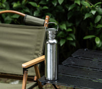 Boundless Voyage Titanium Water Bottle 750ml with Secure Lid, Leak-Proof Reusable Sport Drinking Vessel, Lightweight Outdoor Bottle for Camping, Hiking, Climbing, Running, Tea & Coffee Ti3259C