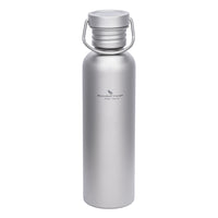 Boundless Voyage Titanium Water Bottle 750ml with Secure Lid, Leak-Proof Reusable Sport Drinking Vessel, Lightweight Outdoor Bottle for Camping, Hiking, Climbing, Running, Tea & Coffee Ti3259C