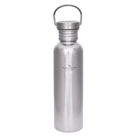 Boundless Voyage Titanium Water Bottle 750ml with Secure Lid, Leak-Proof Reusable Sport Drinking Vessel, Lightweight Outdoor Bottle for Camping, Hiking, Climbing, Running, Tea & Coffee Ti3259C