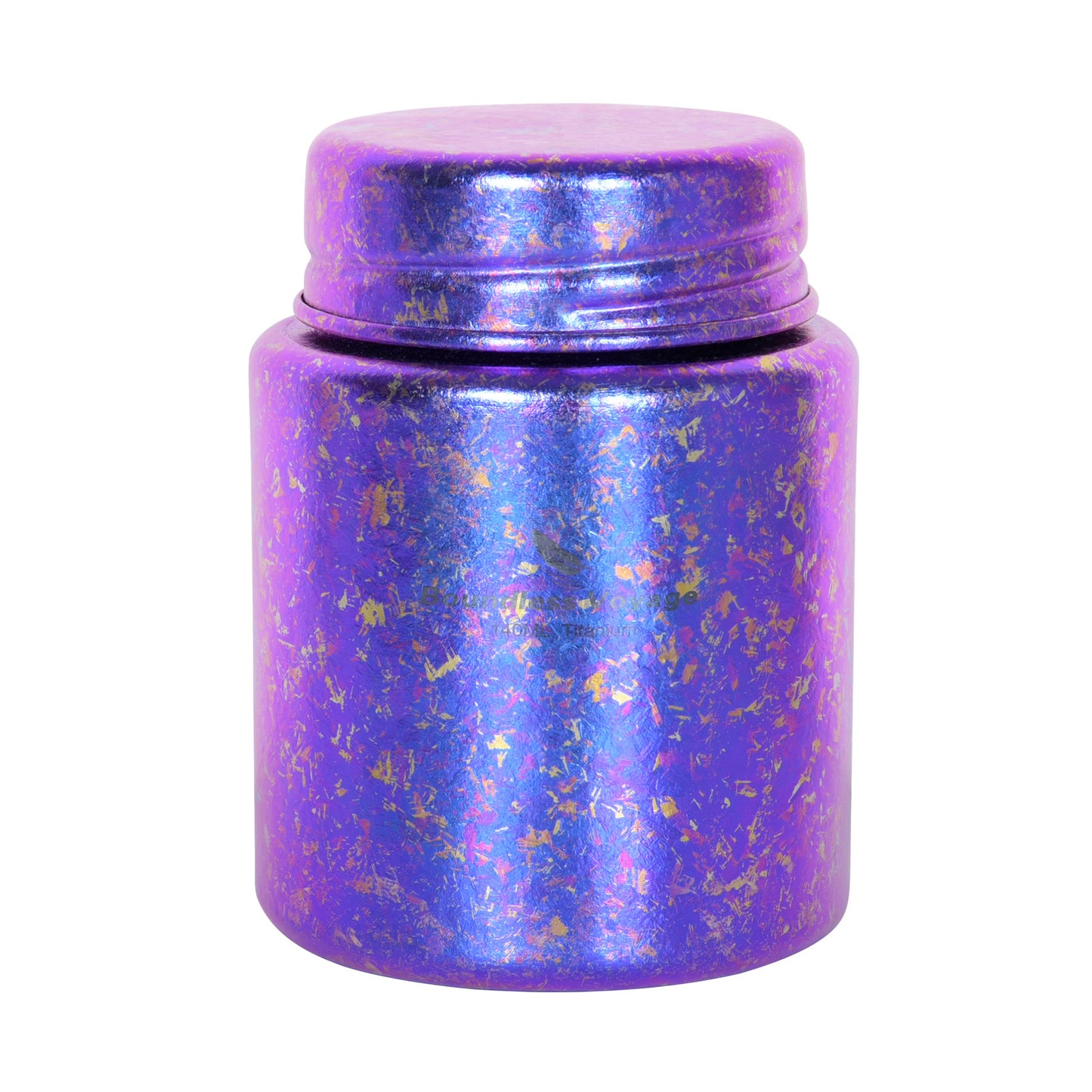 Boundless Voyage Mini Titanium Tea Caddy, Ultralight Portable Ice Flower Storage Jar for Loose Tea, Coffee & Spices Ti3211D