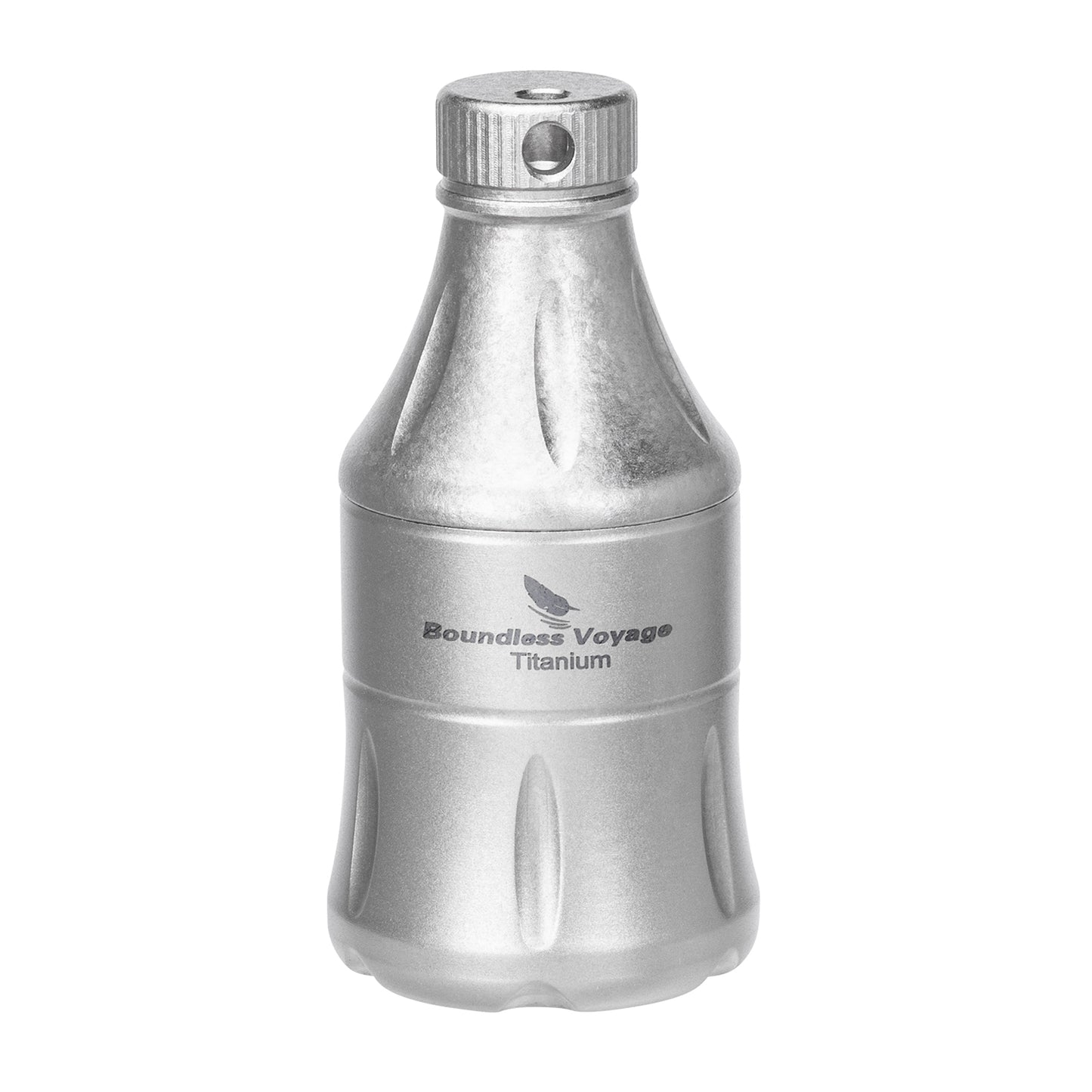 Boundless Voyage Titanium Pill Container Waterproof Keychain EDC Mini Case for Travel Camping Ti9006A