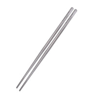 Boundless Voyage 23cm Pure Titanium Round Chopsticks | Ultralight Reusable Cutlery for Home Camping Travel Outdoor Dining Ti1002T