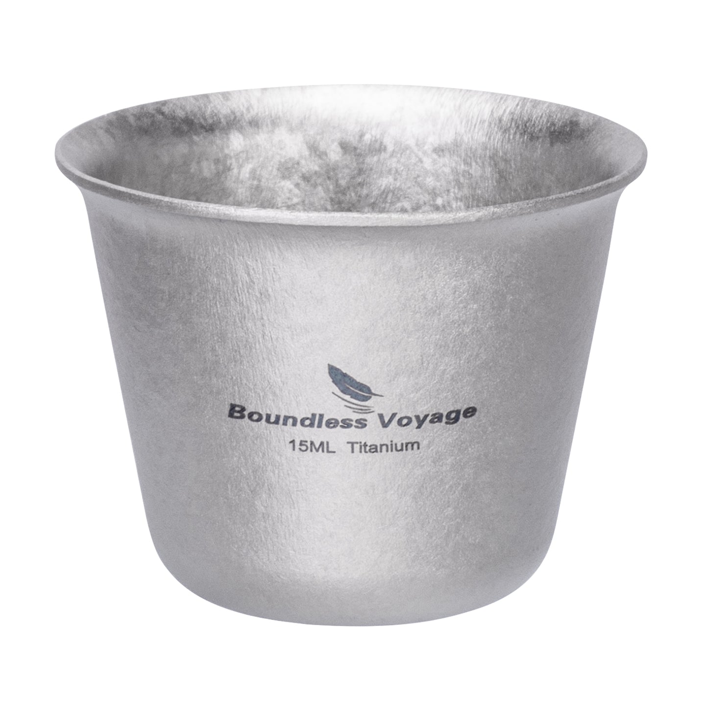 Boundless Voyage Titanium Mini Wine Teacup 15ml Portable Drinking Cup Small Tequila Whiskey Cup Outdoor Camping Drinkware Ti3069D