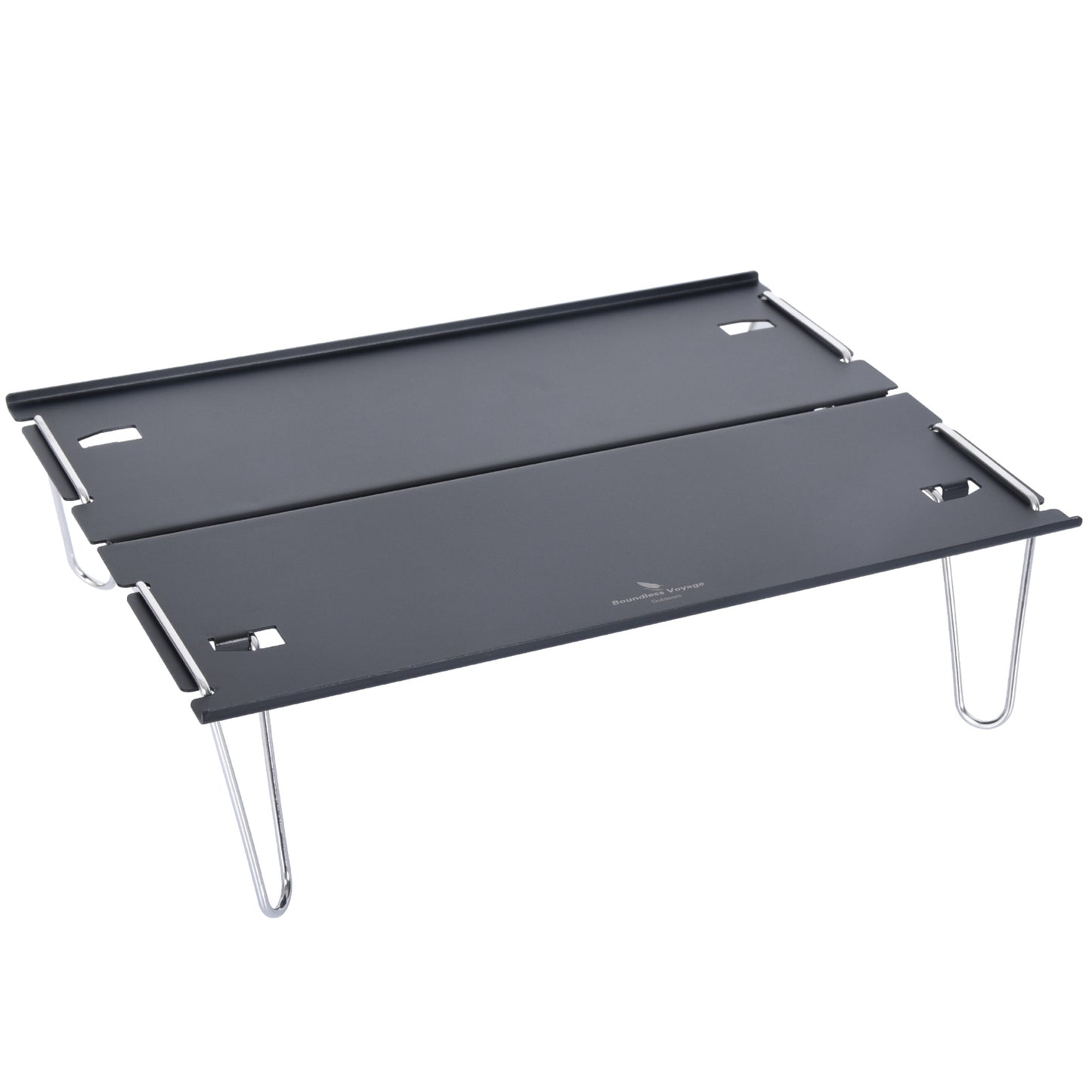 Boundless Voyage Ultralight Aluminum Alloy Mini Folding Table, Detachable Portable Outdoor Dining Table for Camping Hiking Backpacking Picnic BVT01