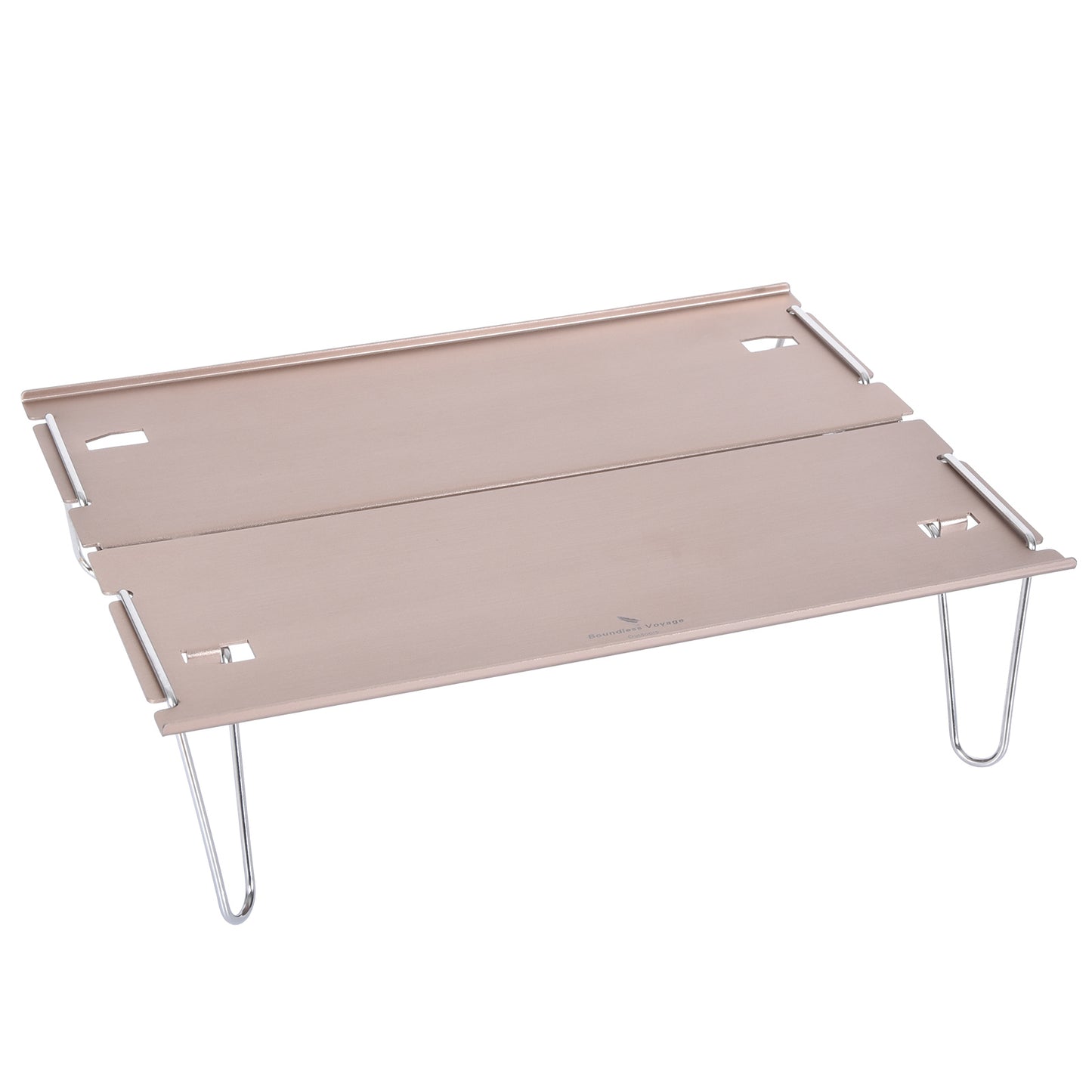 Boundless Voyage Ultralight Aluminum Alloy Mini Folding Table, Detachable Portable Outdoor Dining Table for Camping Hiking Backpacking Picnic BVT01